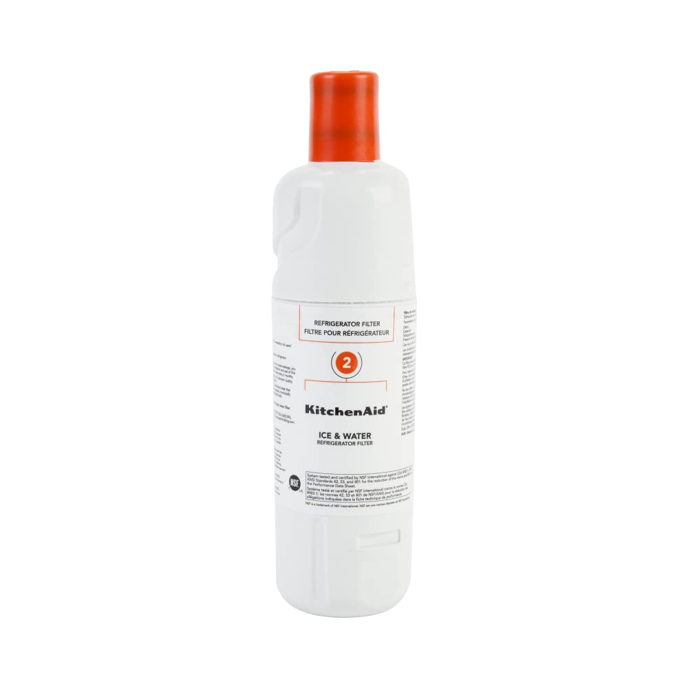 KitchenAid KAD2RXD1 Ice, Orange Refrigerator Water Filter 2-KAD2RXD1, Single-Pack