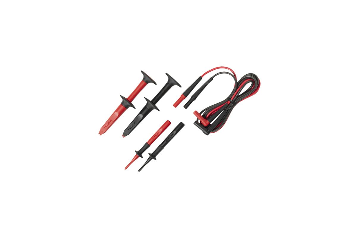 Fluke TL223-1 SureGrip Electrical Test Lead Set with SureGrip Insulated Test Probes