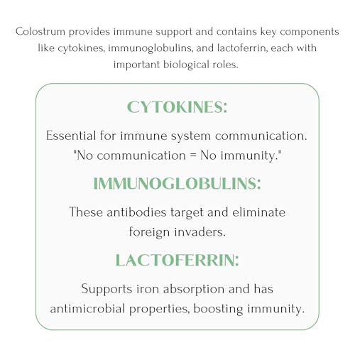 Mt. Capra Goat Milk Colostrum | for Healthy Immune System, Gut, and Athletic Performance | Grass-Fed, High in Immunoglobulins | 30 Servings - 120 Capsules