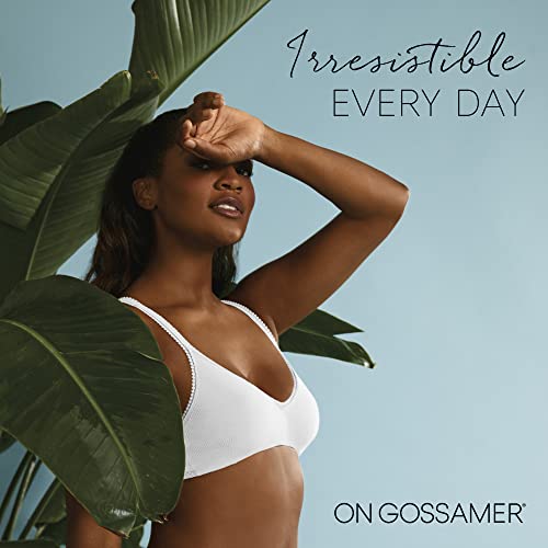 OnGossamer Women's Cabana Cotton Bralette 2 Pack Multipack - Black/Grey, Small
