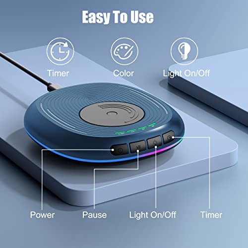 VKAROOD Mouse Jiggler Undetectable Mouse Mover Device with Timer, ON/Off Switch, Breathing Light Mouse Wiggler for Prevent Computer Laptop Screen Sleep (Blue)