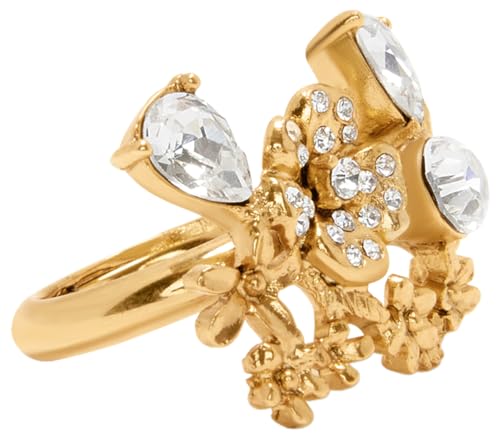 Oscar de la Renta, Flower Garden Ring, Gold