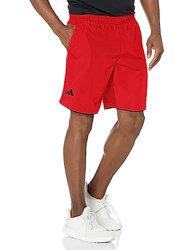 adidas Men's Club Tennis Shorts, Better Scarlet