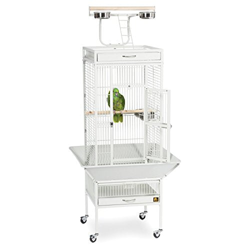 Prevue Pet Products Wrought Iron Select Bird Cage Pewter Hammertone 3151BLK