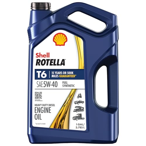 Shell Rotella T6 10W-30 Diesel Engine Oil, 1 Gallon (Case of 3)