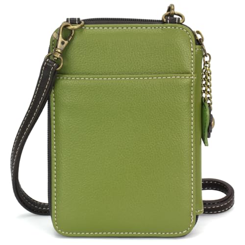 CHALA Wallet Crossbody Cell Phone Purse - Women Faux Leather Multicolor Handbag with Adjustable Strap - Turtle - black
