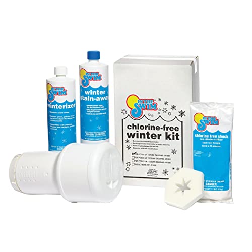 In The Swim Pool Closing Kit - Winterizing Chemicals for Above Ground and In-Ground Pools - Up to 15,000 Gallons