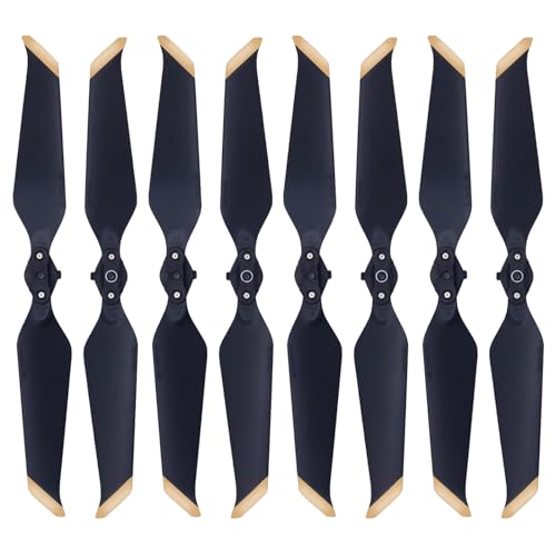 Tosiicop Mavic 2 Pro Zoom Propellers - 8PCS Blades Propeller for DJI Mavic 2 Pro/Mavic 2 Zoom Replacement Parts Drone Accessories Low Noise Quick-Release Props Quiet 8743F Wings Mavic Series Gold