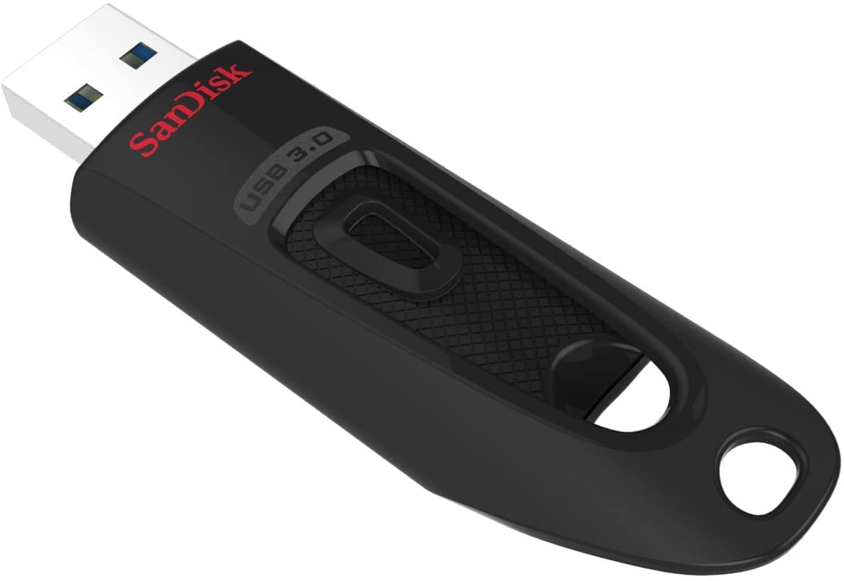 SanDisk 32GB Ultra 130MB/s USB 3.0 Flash Drive SDCZ48-032G Bundle with (1) GoRAM Black Lanyard (32GB, 10 Pack)