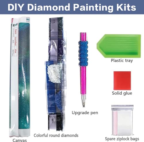 Butterfly Diamond Painting Kits for Adults-5D Colorful Butterfly Diamond Art Kits for Beginners, DIY Butterfly Diamond Painting Flowers Art Crafts, for Decorating Home Walls Holiday Gifts 12X16Inch