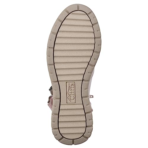 CLIFFS BY WHITE MOUNTAIN Women's Shoes Hope City Hiker Boot, Tan/Fabric/Sweater, 9 M