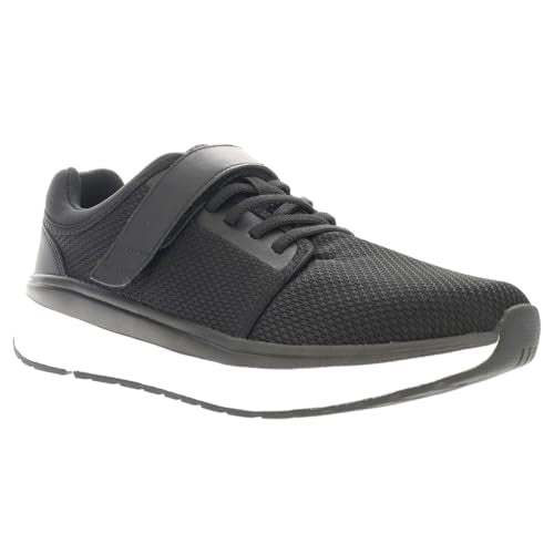 Propét Men's Ultima FX Lightweight Knit Mesh Athletic Shoe Black 9.5 Wide US