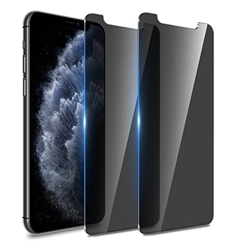 WHPXJY for [2 Pack] Privacy Screen Protector for iPhone 11 Pro Max & iPhone Xs Max Anti-Spy Shatterproof 9H Tempered Glass Film Anti-Scratch No Bubbles (NOT for iPhone 11)