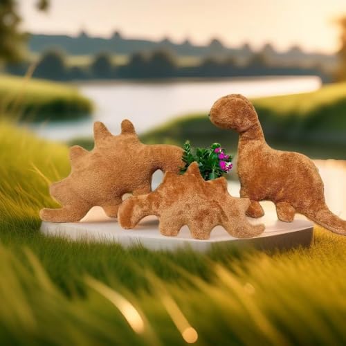 Lixzuch 24 inch Large Dino Nugget Pillow, Big Stegosaurus Dino Chicken Nugget Pillow Stuffed Animal Plush Toy, Dino Nugget Plush Dinosaur Theme Party Decoration Birthday Gift for Kids