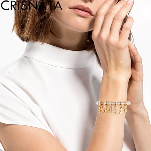 Alphabet CZ Letter W Pendant Charm, 18K Yellow Gold Plated 925 Sterling Silver Initial W Dangle Beads fit Pandora Wedding Anniversary Bracelet, Gift for Bride Bridal/Wife Wifey/Sister