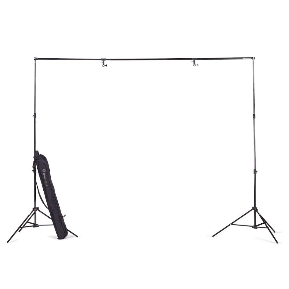 Manfrotto 1314B Background Support Set with Bag and Spring,Black