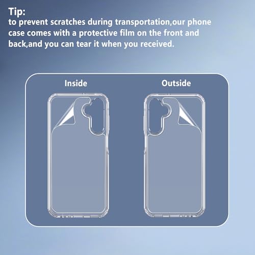 Natbok Case for Samsung Galaxy A35 5G Phone Case,Shockproof Soft TPU Bumper and Hard PC Back Case,Non-Yellowing,Anti-Scratch,Drop Protection,Slim Fit Cover Case for Samsung A35 5G,Clear