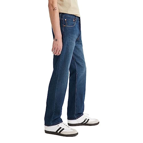 Levi's Men's 501 Original Fit Jeans (Also Available in Big & Tall), Thunder Moon Rocks-Light Indigo, 38W x 32L