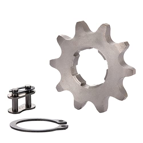 GOOFIT 17mm Front Sprocket for Motorcycle ATV Dirt bike (420-10T)