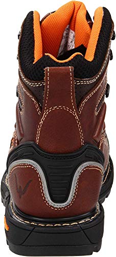 Thorogood GEN-Flex2 6” Composite Safety Toe Work Boots For Men - Breathable Heavy-Duty Toe Cap Boots With Goodyear Storm Welt, Slip-Resistant Outsole and Comfort Insole, Black - 9.5 W US