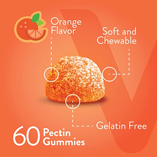 Vitamin C Gummies for Adults & Teens with Zinc & Echinacea - Immune Support Gummies - Immune Booster - Vegan, Gelatin Free, Gluten Free, GMO Free - Tasty Vitamin C Chewable Orange Flavored Gummy