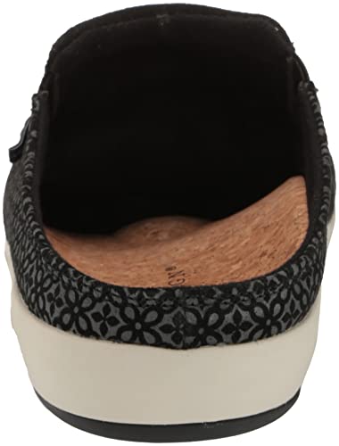 REVITALIGN Women's Siesta Suede Mule, Black, 9.5