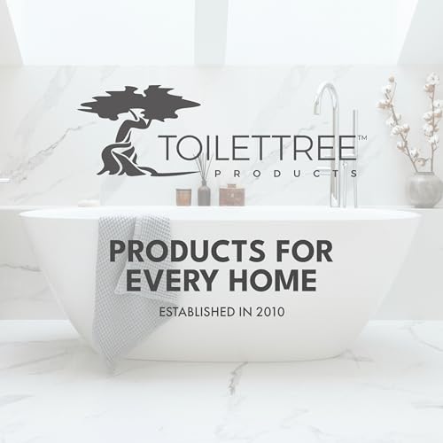 ToiletTree Products Fogless Shower Mirror - Anti-Fog Mirror - Adjustable Shaving Mirror with a Squeegee - Rust-Proof, Impact-Resistance Bathroom Shower Mirror - Tall