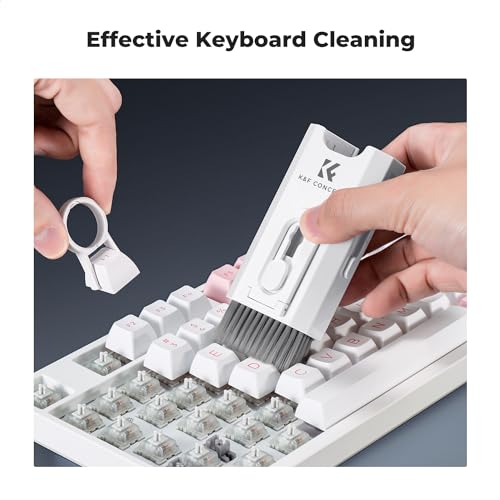 K&F Concept 8-in-1 Airpods Electronic Cleaning Kit Keyboard Laptop Cleaner, Multifunctional Cleaning Tool for iPhone AirPods MacBook iPad iwatch,Camera PC Monitor Earbud Tablet,with 5ml Cleaners