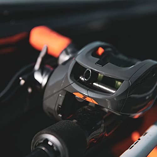 13 FISHING - Concept Z SLIDE - 6.8:1 Gear Ratio - Right Hand Retrieve (Fresh+Salt) - ZSLD2-6.8-RH, Battleship Grey