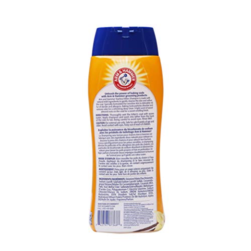 Arm & Hammer Tearless Kitten Shampoo for Cats Natural Cat Shampoo for Odor Control with Baking Soda, 20 Fl Oz Gentle Cleansing Kitten Shampoo in Sweet Almond Scent (Pack of 1)