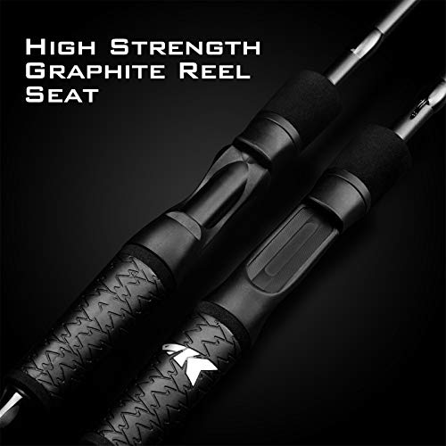 KastKing Crixus Fishing Rods, Casting Rod 6ft -Medium - Fast-2pcs