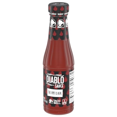 Taco Bell Diablo Sauce (7.5 oz Bottle)