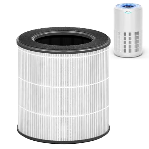 Tailulu Air Purifier Replacement Filter for D09 Air Cleaner, 3-in-1 True H13 HEPA Filter, 1 Pack