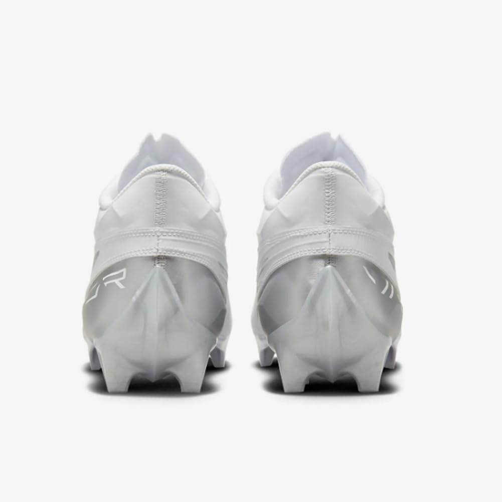 Nike Vapor Edge Elite 360 2 Men's Football Cleats (DA5457-101,White/Metallic Silver-Pure Platinum) Size 12