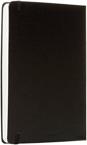 Amazon Basics Daily Planner and Journal, Hard Cover, 5.8" x 8.25", Black