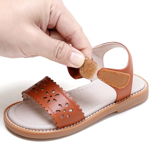 GINFIVE Toddler Girls Sandals Little Girls Kids Summer Shoes Toddler Yellow Sandals Size 6
