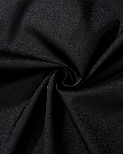 J.VER Men's Dress Shirts Solid Long Sleeve Stretch Wrinkle-Free Formal Shirt Business Casual Button Down Shirts Grass Green Large