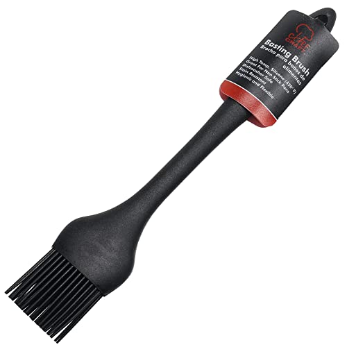 Chef Craft Premium Silicone Basting Brush, 10.25 inch, Black