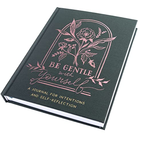 Graphique Self-Care Journal - Positive Self - 256 Pages - Weekly Quote & Daily Fill in Interiors - Hardbound Fabric Cover - Ribbon Marker (6" x 8")