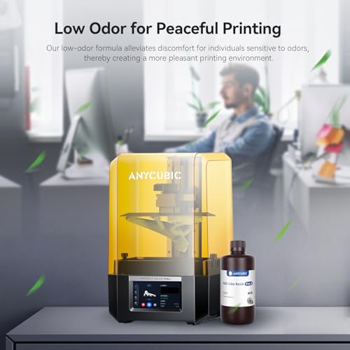 ANYCUBIC ABS-Like Resin Pro 2, 3D Printer Resin with Enhanced Strength and Toughness, High Precision and Minimal Shrinkage, Wide Compatibility for All LCD Resin 3D Printers (White+White, 2kg)