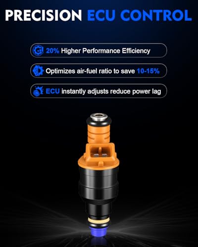 YZHIDIANF Upgraded 0280150943 Fuel Injectors Fit For:-Ford F150 4.6L 1997-2003 5.4L 1997-2002 For:-Mustang 1996-2004 F250 F350 E150 E250 E350 Bronco, For:-Lincoln Navigator, 5.0L 5.4L (8 Pcs)