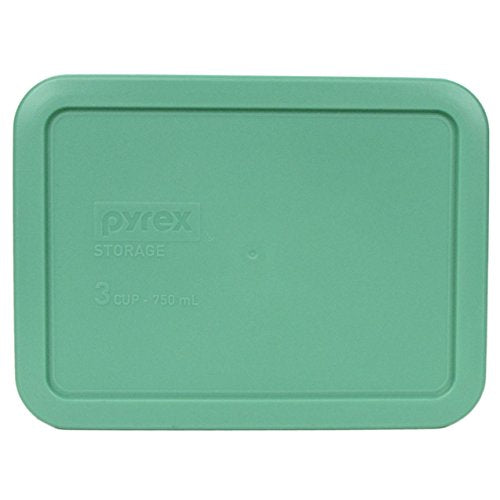 Pyrex 7210-PC Rectangle 3 Cup Storage Lid for Glass Dish (1, Light Green)
