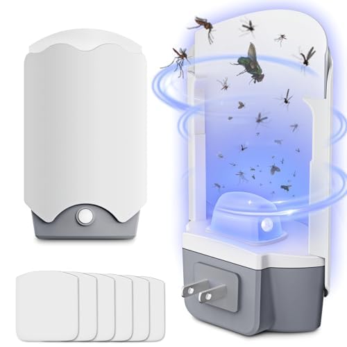 2 Packs Flying Insect Trap,Fruit Fly Traps for Indoors Fly Traps Indoor for Home Indoor Plug-in Fly Trap Captures Mosquitoes,Houseflies, Moths,Gnats,Fruit Flies