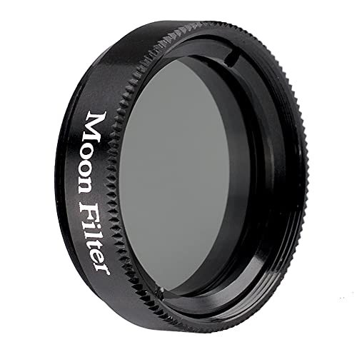 Starboosa 1.25 Inch Moon Filter Aluminum Frame Light Pollution Filter for Telescope Eyepieces