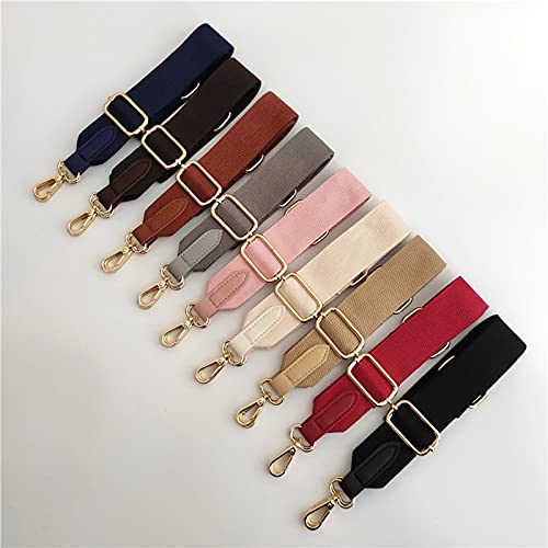 Beacone Wide Purse Strap Adjustable Canvas Replacement Crossbody Handbag Shoulder Bag Strap