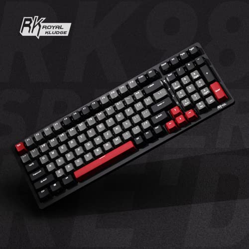 RK ROYAL KLUDGE RK98 Wireless Mechanical Keyboard,100 Keys Triple Mode 2.4G/BT5.1/USB-C, Hot Swappable Gaming Keyboard with Numpad RGB Backlit 3750mAh Battery NKRO, Linear Speed Silver Switch, Black