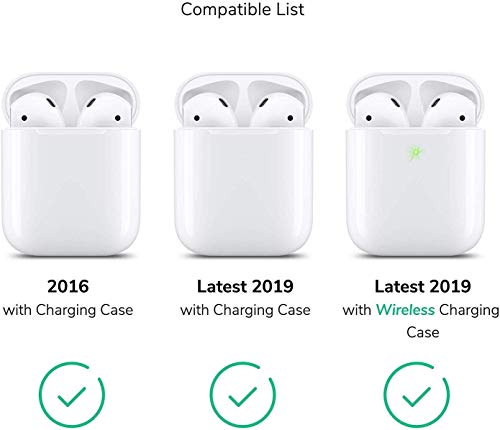 meiyasy Case Cover is Compatible with Apple Airpods Pro, with Carabiner, 2 Pack Protective Silicone Cover Accessories for Airpods Pro Case (Black and Red)