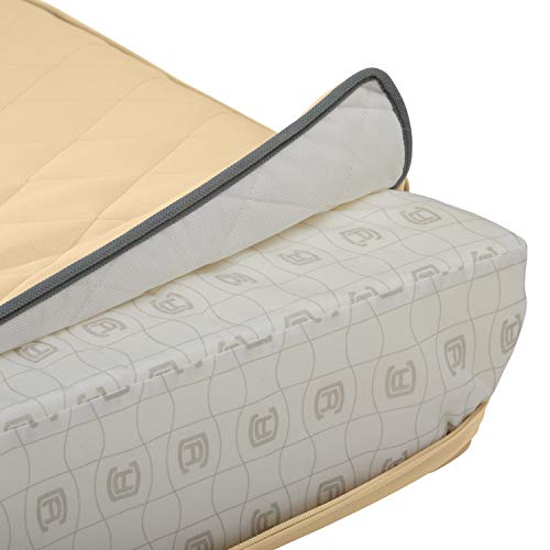 Classic Accessories Montlake FadeSafe FadeSafe Water-Resistant 21 x 20 x 4 Inch Wide Back Lounge Quilted Cushion Cover, Chamomile