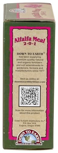 Down to Earth Organic Alfalfa Meal Fertilizer Mix 2-0-1, 0.5 lb