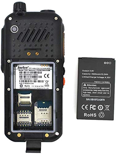 Inrico T320 4G Network Radio WiFi Bluetooth Mobile Radio Unlocked Android 7.0 GSM Compatible with Zello Real PTT